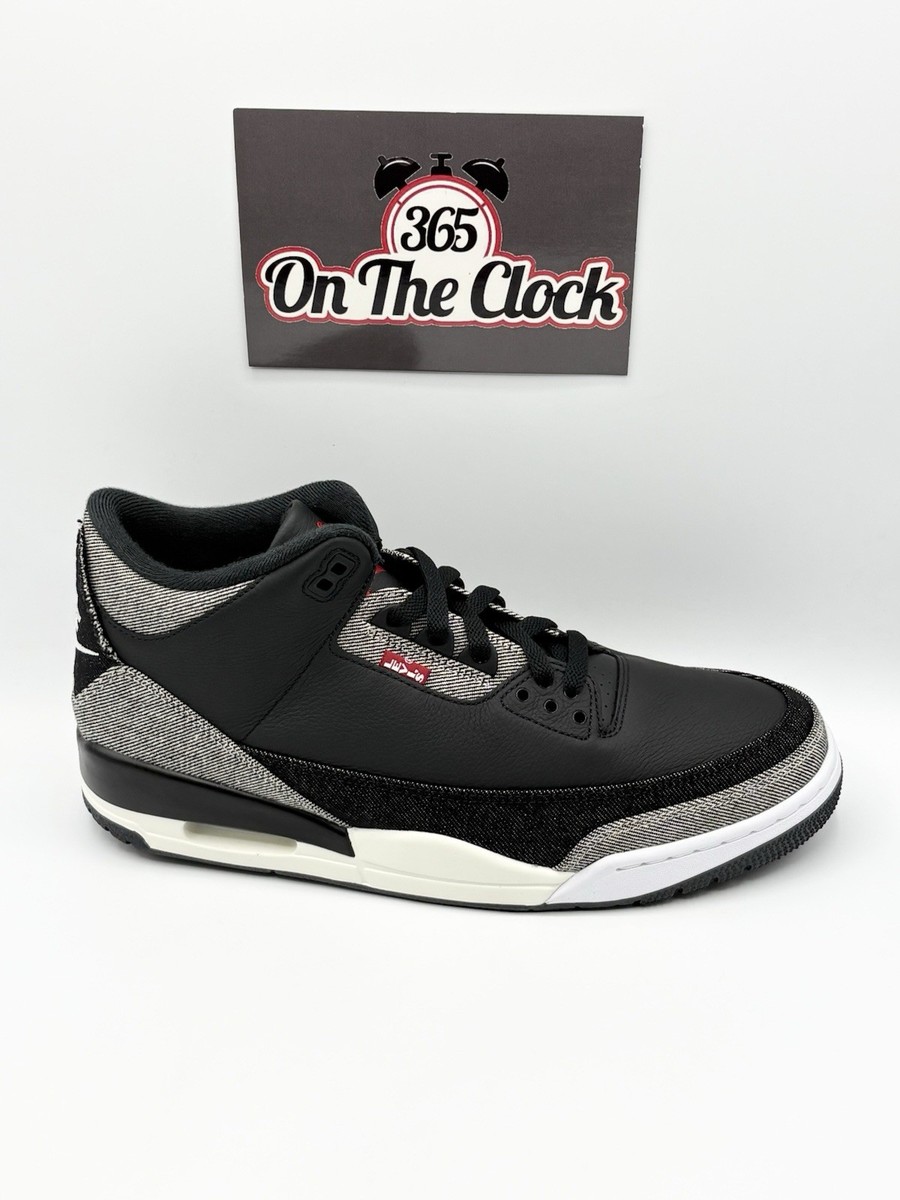 Levi's x Air Jordan 3 Retro SP Black Denim Size 11 | eBay