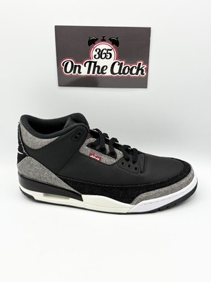 Levi's x Air Jordan 3 Retro SP Black Denim Size 11 | eBay