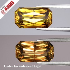 💎 AIGS CERTIFIED IF Clean 5.46ct Natural Color Change Chrysoberyl - Alexandrite