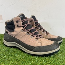 ECCO Boots Size 4.5 Womens Brown Aspina Gore-Tex Waterproof Walking Hiking Shoes