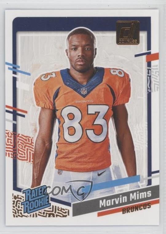 2023 Panini Donruss Rated Rookie Portrait Marvin Mims #19 RC 13c5