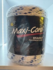 MAXI-CORD Macrame Light Blue Braided 100 Yds. 6mm Fade Resistant