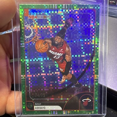 2025-26 Topps Nba Hoops - Bam Adebayo #37 Green Light Burst /75