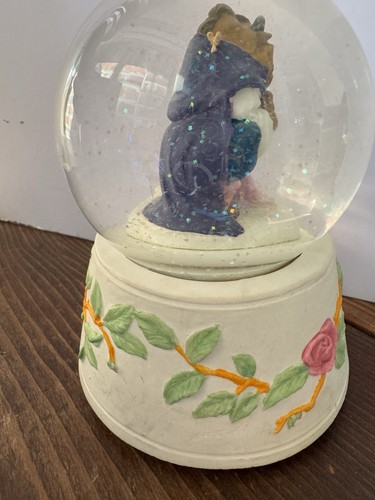 Vintage Schmid Disney Beauty & The Beast Spinning Musical Snow Globe - Picture 5 of 7