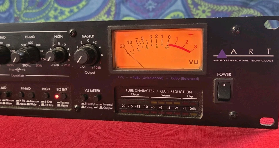 UNTESTED Art Pro Channel Mic Preamp Optical Tub Compressor Parametric Equalizer - Image 3 of 4