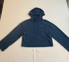 Nike Cropped Navy Blue Pullover Women's Size XS