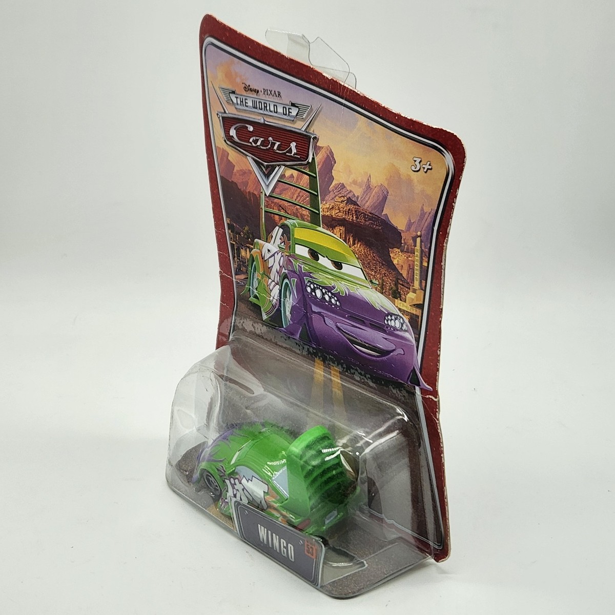 2008 Disney Pixar The World of Cars #53 WINGO 1:55 (Damaged Card