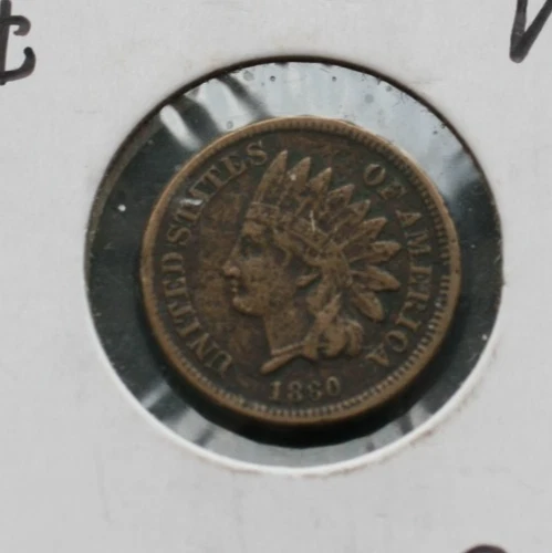 1860 POINTED BUST INDIAN HEAD CENT  *VERY GOOD PLUS DETAILS* **