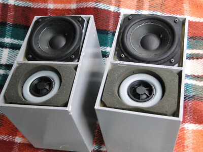 Pair Of Vintage Bang Olufsen Beovox CX 50 Speakers In Grey Color