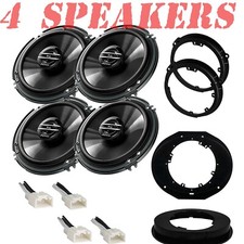 Pioneer 6.5" 300 Watt Front  Rear Door Speakers for 2011-2019 Ford Explorer