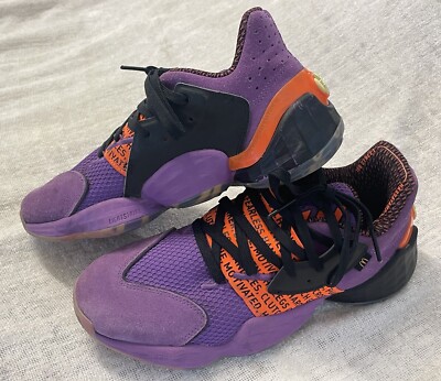  ハーデン Vol. 4 マクドナルド Adidas Harden Vol. 4 McDonalds Purple Orange Sneakers Mens Sz US 9