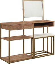Sindoori Mango Finish International Lux Vanity for Elegant Spaces