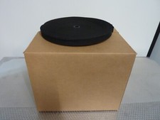 Black Heavy Cotton Webbing Roll Width-1 " Roll-36Y /108F  3060 