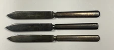3 Antique Meriden Cutlery Co. 12  Kitchen Knives 3" Blade