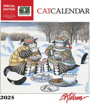 2025 B. Kliban Cat Special Edition Wall Calendar, New Sealed 