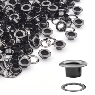 200Sets 3/16 Inch Eyelets and Grommets Metal Eyelets Grommet Kit with Washers...