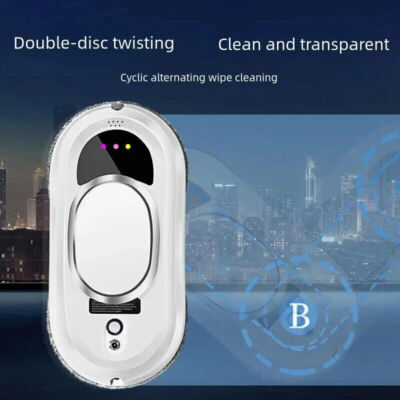 Window Cleaning Robot Electric Wired Glass Cleaning Machine Remote Control DE