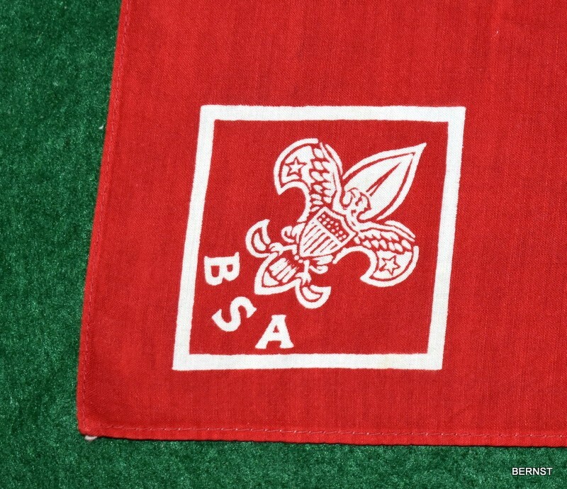 VINTAGE BOY SCOUT NECKERCHIEF FULL SQUARE eBay