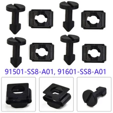 4Set Fit For Honda Plastic Engine Cover Stud And Stay Grommet Kit 91501-SS8-A01