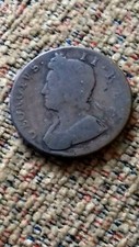 GEORGE II ORIGINAL COPPER HALFPENNY, 1731. DIA: 28mm. FINE to GOOD.