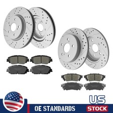 Front Rear Disc Brake Rotors Pads Kit For Lexus ES250 ES300h ES350 UX200 UX250h