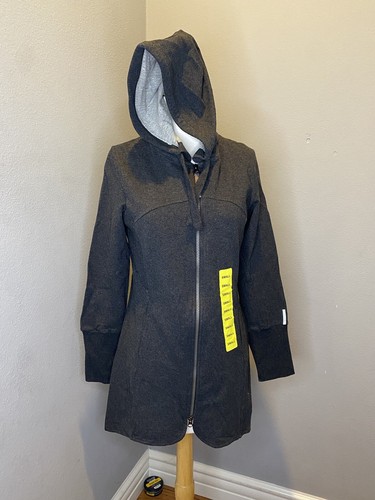 New Mondetta Andrea Gray Long Hooded 3 