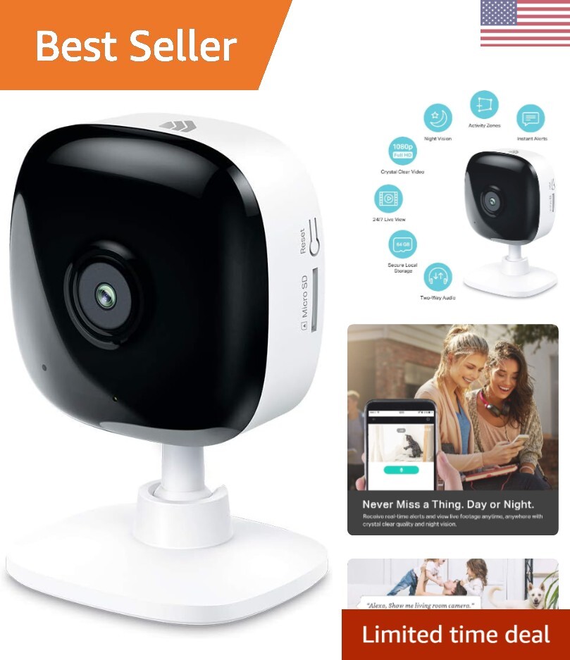 Smart 1080p Baby Monitor with Motion Detection and Two-Way Audio-image