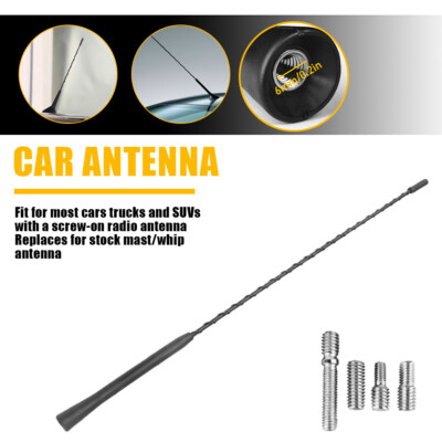 Radio Universal Flexible Anti Noise Beesting Aerial Fit Ariel Antenna Arial 16''