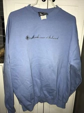 MACKINAC ISLAND Sweatshirt Crew Neck XL STONEYBROOK CLASSIC APPAREL Baby Blue 