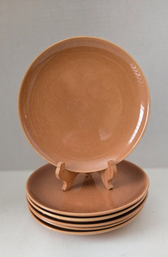 Six (6) Russel Wright Iroquois Ripe Apricot 9" Plates