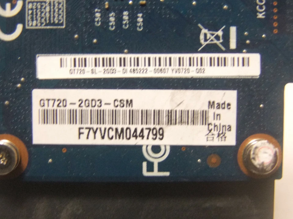 ASUS GT720-2GD3-CSM Asus NVIDIA GeForce GT 720 2GB GDDR3 DVI/HDMI PCI-Express - Image 4 of 4