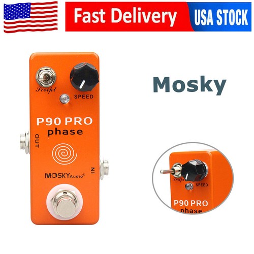MOSKY P90 PRO Phase Electric Guitar Effect Pedal Mini Guitar Pedal True Bypass