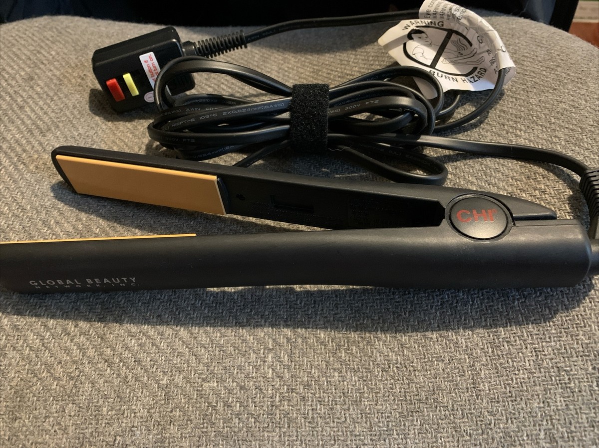 CHI Ceramic Flat Iron Hair Straightener Black Corded