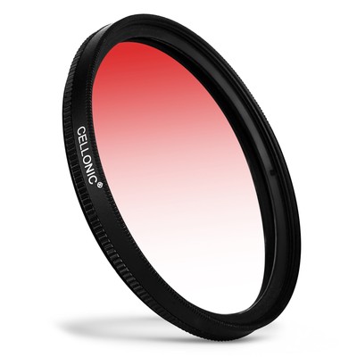 Farbverlauf Filter Rot 62mm für Nikon AF Micro-Nikkor 60mm f/2.8 D