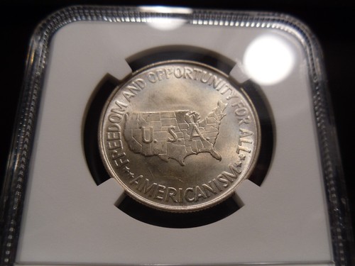 1954 MS65 Washington-Carver Silver Commemorative NGC Certified Gem - Blast White - Picture 6 of 8