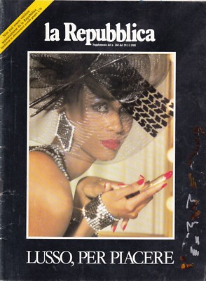 Luxus, zum Vergnügen - Die Republik Suppl. Nr.268 vom 29.11.1985