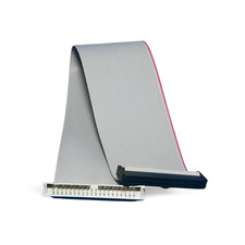 1ft IDC40 IDE Extension Cable Male to Female 40 Pin - Gray