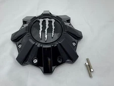 Monster Gloss Shiny Black Wheel Center Cap 6056B212 S1209-08 6056K82 S1105-06-59
