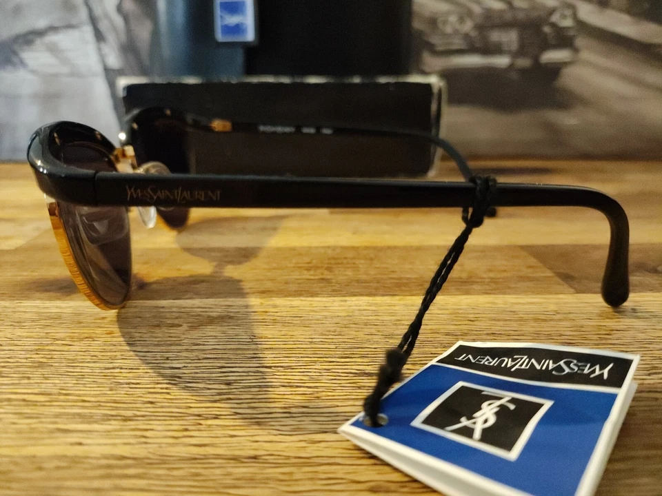 Yves Saint Laurent YSL - Lunettes de soleil Vintage Oeil De Chat - 5007 Y576 - Photo 4/4