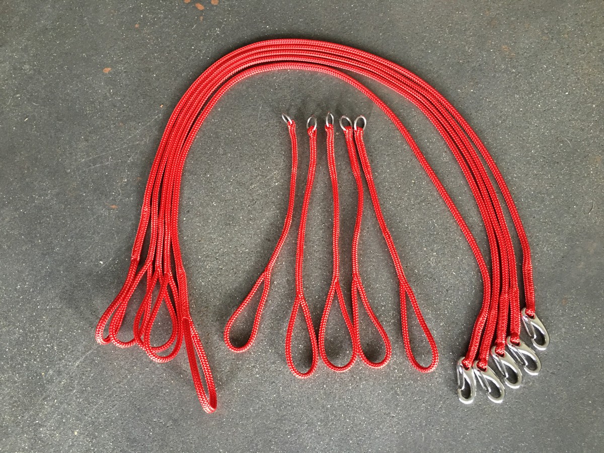 FISHING ROD LANYARD SAFETY LEASH **5 pack** NEW BIG GAME