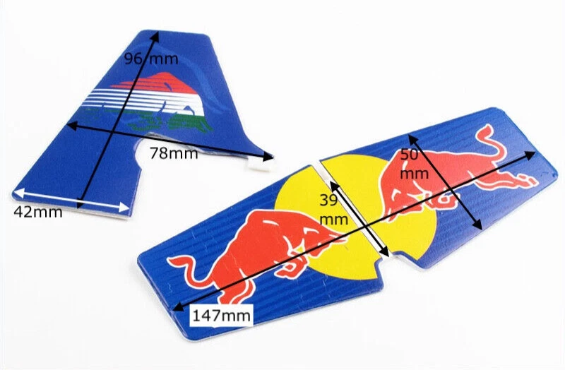 Rear Tail MINIUM Edge 540 Besenyei Red Bull Spare Part Kyosho A0655-13BE - Image 2 of 4