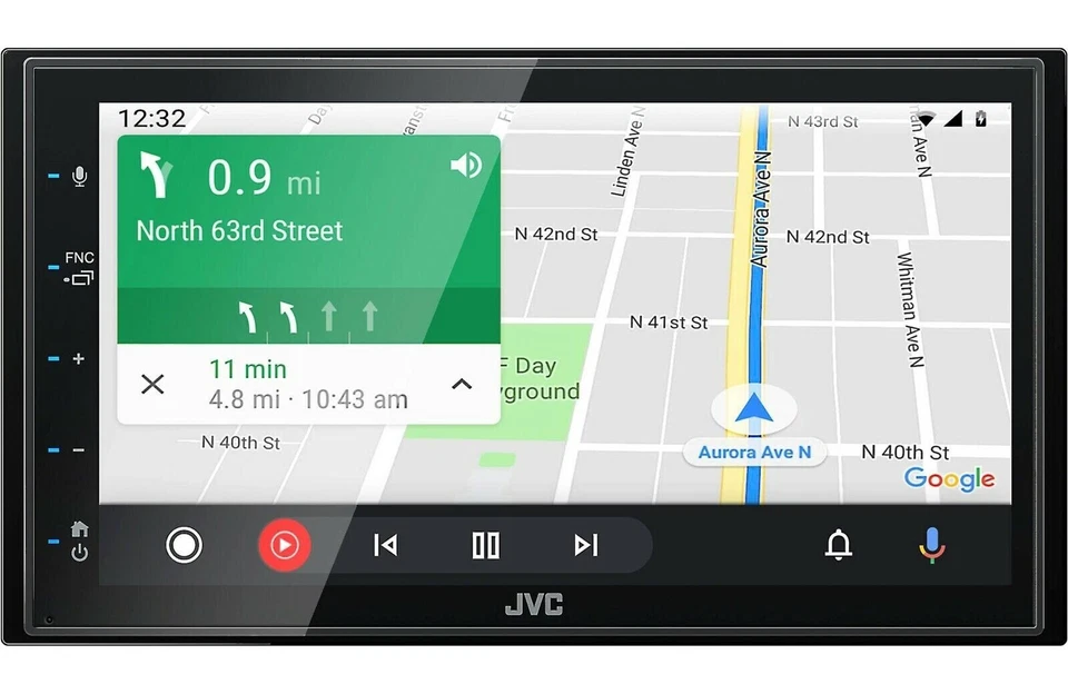 JVC KW-M560BT 6.8" Android Auto/Apple CarPlay Bluetooth USB Car Stereo Receiver - Image 2 of 4