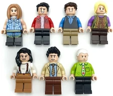 LEGO F.R.I.E.N.D.S. Central Park (21319) 7 Minifigures from TV Show Friends