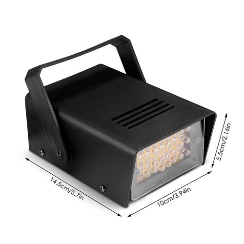 110V 3W DJ Strobe Light Flash Light 24 LED Bulb Stage Lighting Club Party Disco - Picture 6 of 12