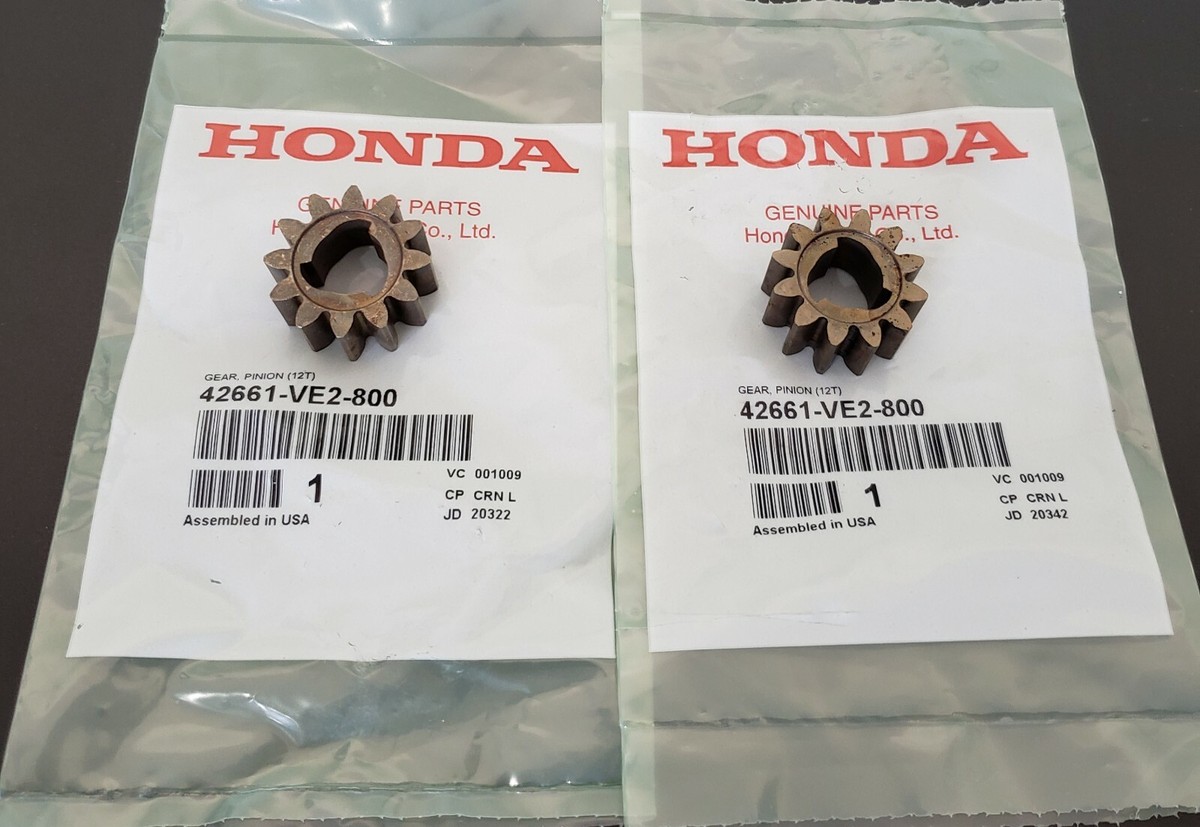 2 Pack Genuine Honda 42661-VE2-800 Pinion Gear OEM | eBay