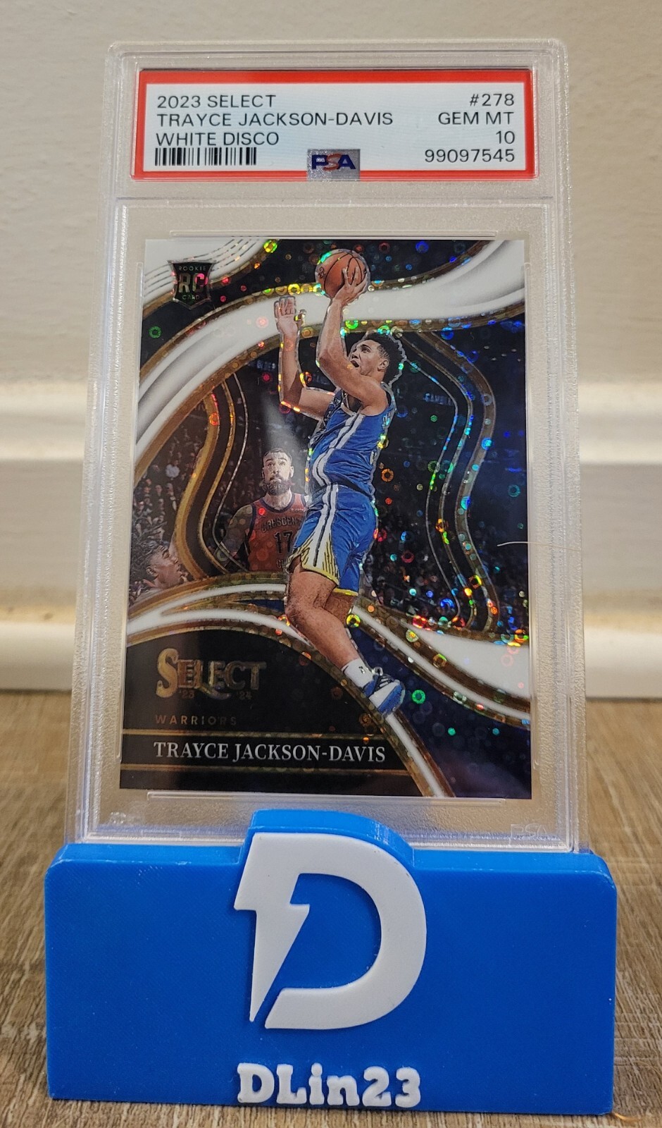 2023 PANINI SELECT TRAYCE JACKSON-DAVIS WHITE DISCO RC #/75 #278 PSA 10
