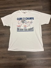 Vintage 1993 Dallas Cowboys Camp To Champs T-Shirt Size XL NFL Single Stitch