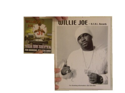 Willie Joe Presse Set Foto Und Karte Tha Go Getta