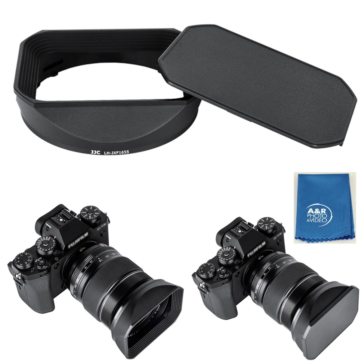 JJC LH-JXF1655 Lens Hood Shade For Fujifilm Fuji XF 16-55mm R LM WR  Lens ++