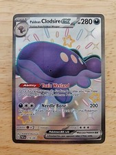 clodsire pokemon card price EX 117/190 set code SV4A Japanese Pokemon NM  Card & Ink RarityUncommon Hit Points140 HP Darkness Splattering Poison Both Active Pokmon are now Poisoned Paldean Clodsire 129/197 SV03 Obsidian